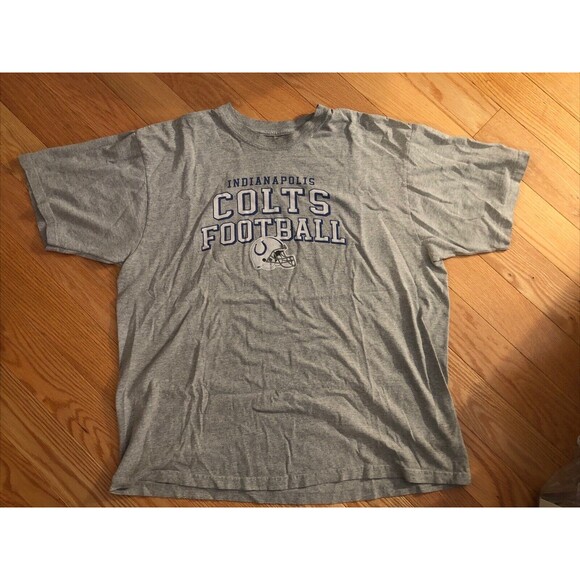 Indianapolis Colts VINTAGE T-Shirt Gray Short Sleeve XL NFL Reebok Team Apparel - Picture 1 of 7
